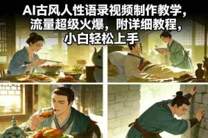 AI古风人性语录视频制作教学，流量超级火爆，附详细教程，小白轻松上手-任任的小木屋 - 热点知汇