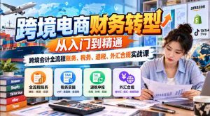 深入解析跨境电商财务升级:新手至高手的跨越之旅——全方位跨境会计实务课程,涵盖账务、税务、退税与外汇合规-任任的小木屋 - 热点知汇