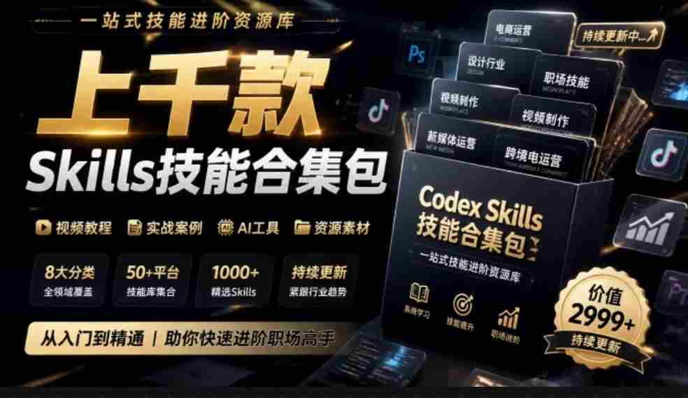 这一次必藏无疑！上万AI技能被一次性打包，为AI工具搭建起全方位的技能仓库-任任的小木屋 - 热点知汇