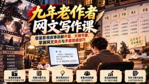 资深网文作者倾囊相授：影视叙事解析，揭秘开篇大纲节奏，解锁爽点矛盾构建之道-任任的小木屋 - 热点知汇