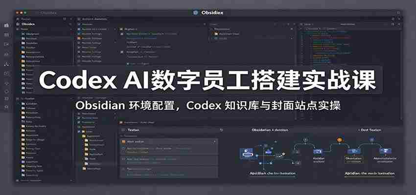 掌握Codex AI数字助手：实战解析Obsidian配置，深度操作Codex知识库与封面站点-任任的小木屋 - 热点知汇