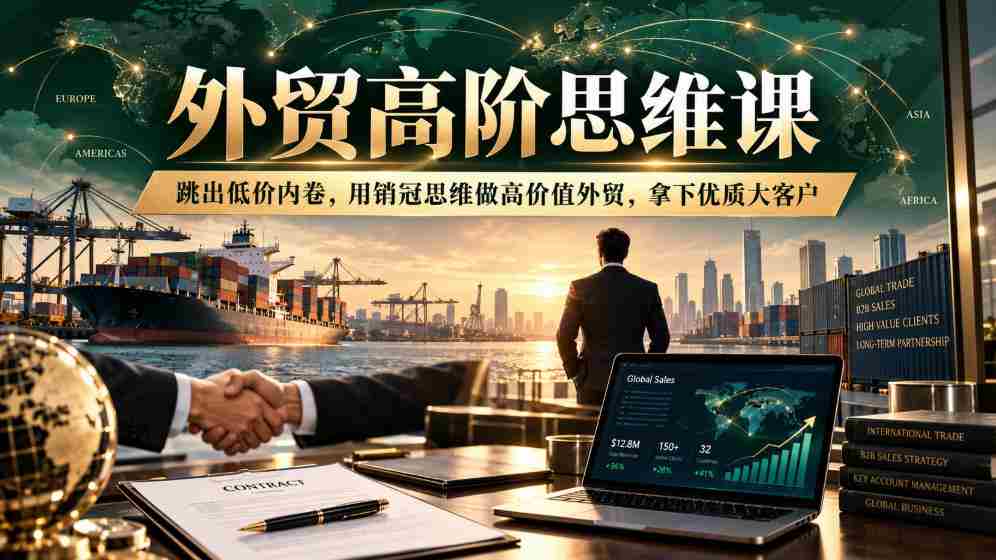 突破低价竞争困局，掌握外贸顶尖策略，以冠军心态开拓高价值市场，锁定高端优质客户-任任的小木屋 - 热点知汇