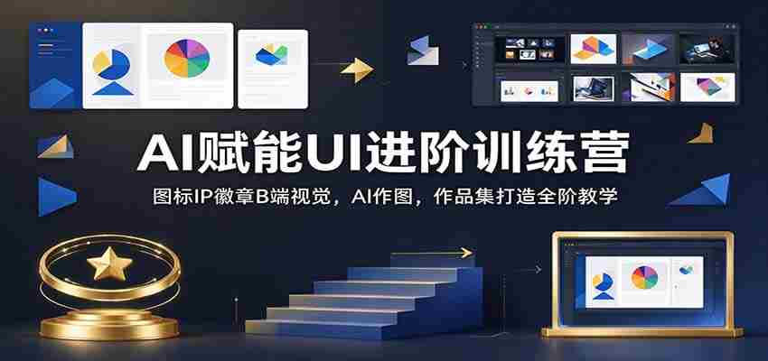 AI加持UI技艺升级特训班：全方位解析B端视觉设计，图标徽章创作，AI绘图及作品集构建技巧-任任的小木屋 - 热点知汇