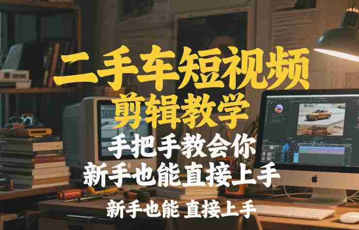 二手车短视频剪辑教学，手把手教会你，新手也能直接上手-任任的小木屋 - 热点知汇