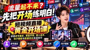 揭秘】短视频直播如何破局？开场技巧大公开！从老号复活到黄金开场话术，带你玩转直播数据优化-任任的小木屋 - 热点知汇