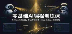 初学者AI编程教程:Python搭建教程,Trae开发实战,ClaudeCode快速编程技巧-任任的小木屋 - 热点知汇