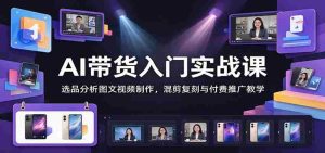 掌握AI直播带货技巧:深度解析选品、图文视频制作、混剪复刻及付费推广攻略-任任的小木屋 - 热点知汇