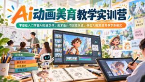 探索AI动画艺术教育新篇章:从零起步,全面解锁AI动画、美术设计及创意表达技巧-任任的小木屋 - 热点知汇