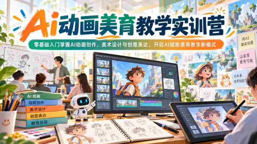 探索AI动画艺术教育新篇章:从零起步,全面解锁AI动画、美术设计及创意表达技巧-任任的小木屋 - 热点知汇