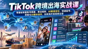 短视频跨境攻略:从零开始,解锁TikTok账号运营、算法精通、AI智能定位、高效起号技巧、剪辑与AI脚本制作,轻松驾驭国际短视频市场-任任的小木屋 - 热点知汇
