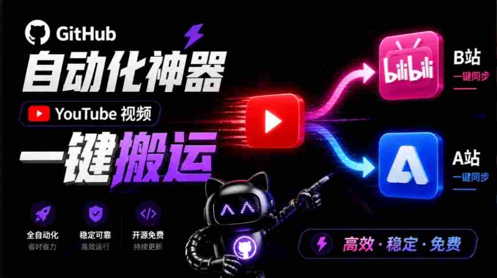 B站与A站轻松上手,GitHub隐藏利器Y2A-Auto,将YouTube视频一键搬运,操作简便如分享动态-任任的小木屋 - 热点知汇