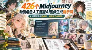 426个Midjourney动漫角色人工智能AI图像生成提示词,非常适合创造角色、场景和艺术构图-任任的小木屋 - 热点知汇
