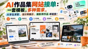 打造个性AI作品集平台：一网打尽多元需求，助力学子求职、设计师展示、摄影师展翅翱翔！-任任的小木屋 - 热点知汇