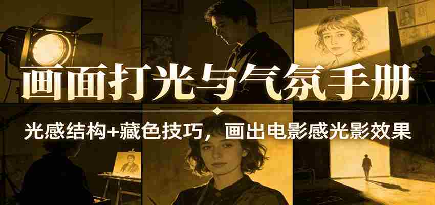 画面打光与气氛手册:光感结构+藏色技巧,画出电影感光影效果-任任的小木屋 - 热点知汇