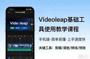 Videoleap基础工具使用教学课程,手机端视频剪辑教学,简单易懂,上手速度快-任任的小木屋 - 热点知汇