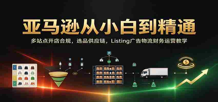 从新手到高手：亚马逊全球多站开店攻略，全面解析选品、供应链、广告策略、物流及财务运营-任任的小木屋 - 热点知汇